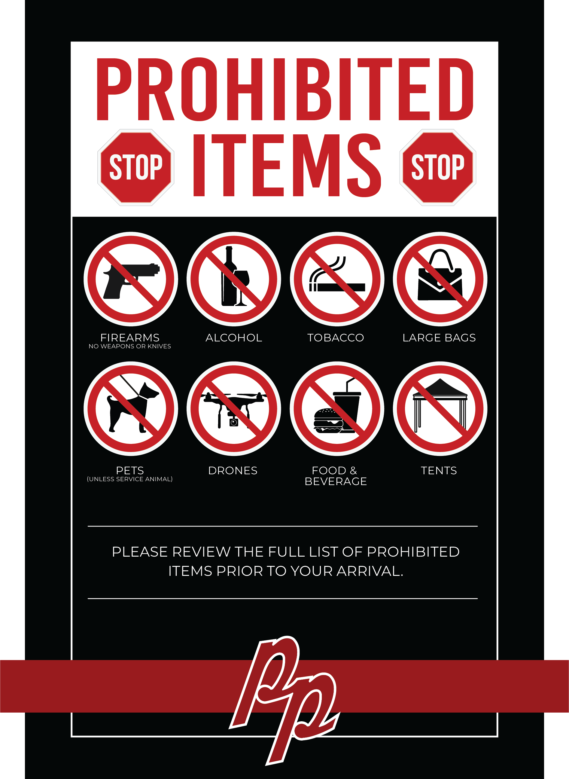 Prohibited Items WEB Prohibited Items WEB